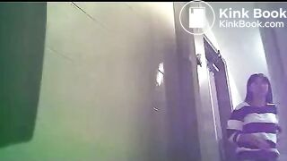 Korean cafe toilet pooping/pissing voyeur1