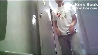 Korean cafe toilet pooping/pissing voyeur1