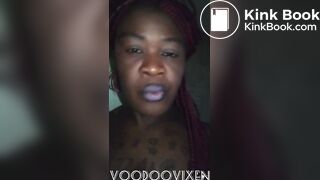 Crazy black chick sprays enema shit everywhere