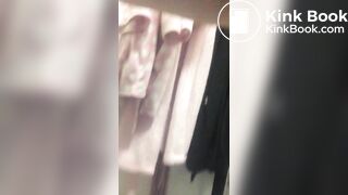 Good slut drinks her piss, tastes her shit