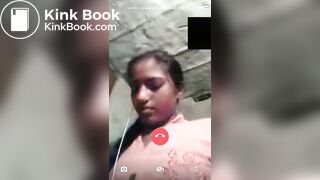 Indian lady video call shitting