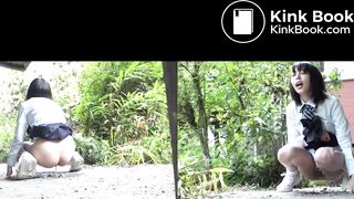 gave school girl porn enema in public then lick her dirty asshole clean