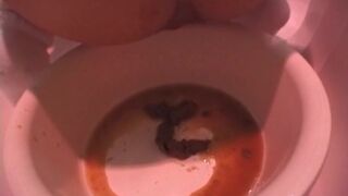 uncensored Japanese take a enema bath 2