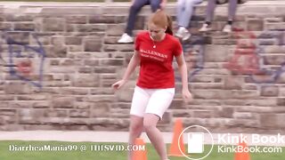 TV Scene - Girl poops her shorts during soccer practice