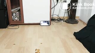 Shitty blow job and puke