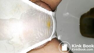 Ready to play that lovely white flower embroidery panty again