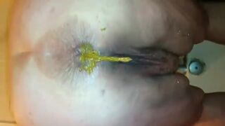 SSBBW friend shits on my dick