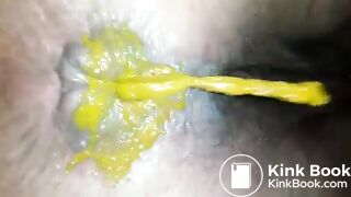 SSBBW friend shits on my dick