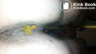 SSBBW friend shits on my dick