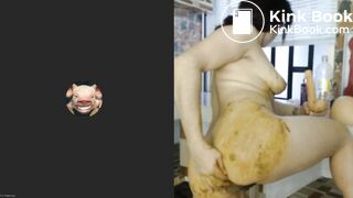 scat slut on cam
