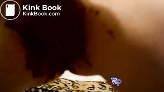 Brunette Teen smokinh and shitting