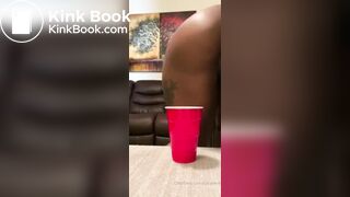 Big ass ebony scat and fart