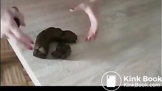 Good looking women pooping for us in several scenes