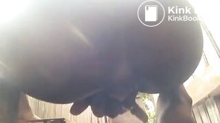girl filmed pooping