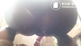 girl filmed pooping