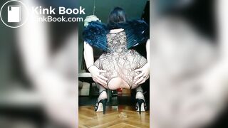 Perfect Lingerie Wife's Pooping Anus