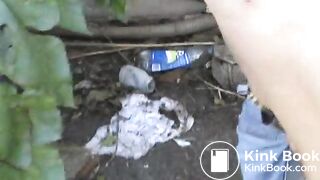 outdoor public poo nice turd