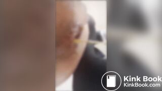 Asian wife gets to to squat, piss and shit from the edge of the bath