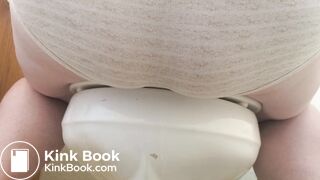 Pees and poops a huge load in her panties