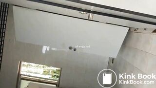 Spying Chinese Girl Pooping and Got Caught