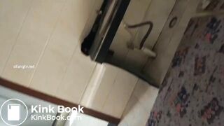 Spying Chinese Girl Pooping and Got Caught