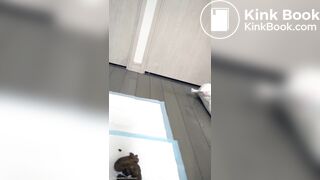 Skinny Japanese girl shit for us.