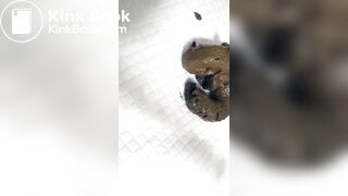 Skinny Japanese girl shit for us.