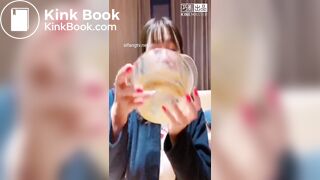 chinese girl eat shit with noodles part2