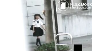 japanese pooping outdoor - video 3