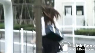 japanese pooping outdoor - video 3
