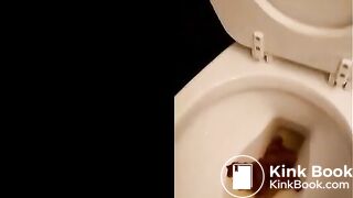 Mufasa Sister poops on toilet