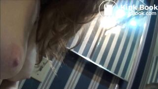 sexy naked girl poops and pees