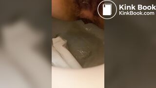 girl shit and piss