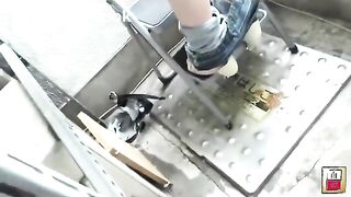 Jap bound porn to poo herself