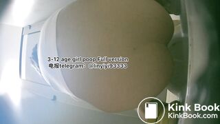 Sexy girl pooping in the toilet 3