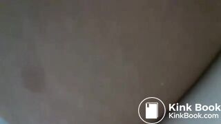 Girl making lots of pooping sounds