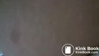 Girl making lots of pooping sounds