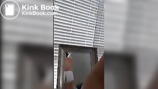 Woman pooping panties