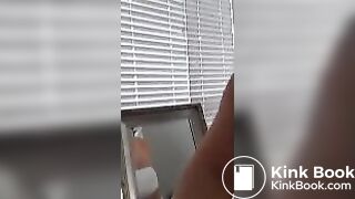 Woman pooping panties