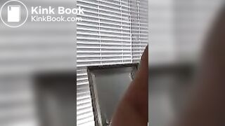 Woman pooping panties
