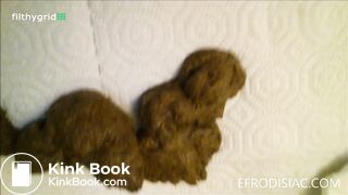 cute brunette with thick ass pooing