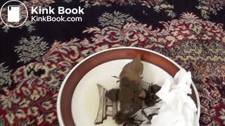 Hot girl curls out a monster