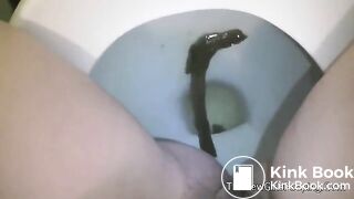 Toilet pooping - video 129