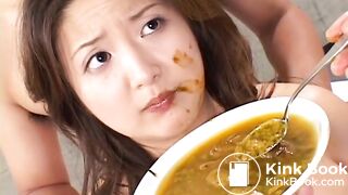 Jap cutie eats some shit and is fucked in her waste 2/2