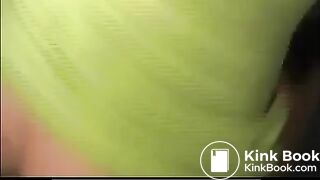 Pile of poop in toilet