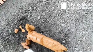 Morning Shit on public Street