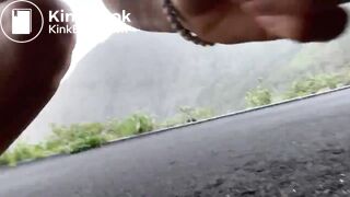 Morning Shit on public Street