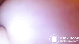 topless girl with big ass shitting and pissing