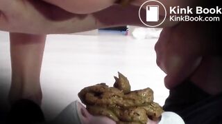 Toilet slave and pooping girl 9