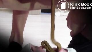Toilet slave and pooping girl 9